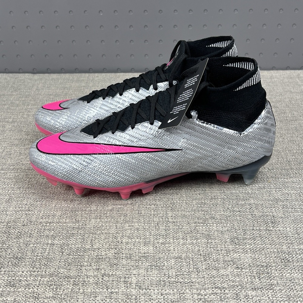 Nike Zoom Mercurial Superfly 9 Elite SG AC "XXV" Silver Pink FJ2971-060 Mens 9 - Picture 2 of 11
